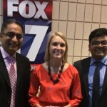 From Left- Dr Singh, Ms Dana Chicklas and Dr Sinha